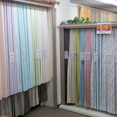 ひらた家具店/平田家具店/標茶/インテリア/カーテン/注文/... こちらは当店のカーテン売り場。
かかっ…