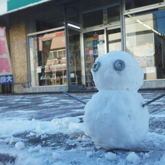 ナット/ネジ/手作り/過去pic/雪/雪だるま/... これ、数年前に店長が気まぐれで作った雪だ…(1枚目)