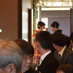 結婚式/二男/お嫁さん/新婦母/だるま/結婚指輪 10時半❤️💒💑💍💐結婚式が始まりました…