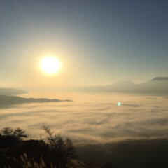風景写真/風景/旅 上空からの天気の良い富士山(5枚目)