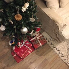 クリスマスがやってきたフォトコンテスト/おうち/2018/フォロー大歓迎/クリスマス/クリスマスツリー/... 我が家にも無事サンタさんがプレゼントを届…(1枚目)