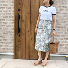 ママコーデ/リンガーTシャツ/ZARA/ファッション ZARA のリンガーTシャツ着回しきくし…