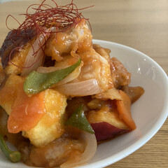 最高の気分転換/お料理大好き/おうちごはん/中華/晩御飯の一品/お芋さん/... 酢鶏。
サツマイモ🍠入りで。
毎年秋には…