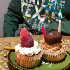 モンブランケーキ/手作りケーキ/お誕生日ごはん/お誕生日/おうちごはん/スイーツ/... 今日は長男11回目のお誕生日なので、長男…(2枚目)