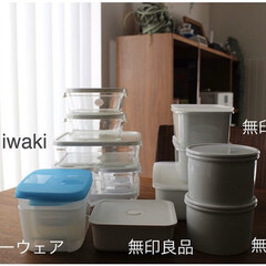 iwaki/保存容器/タッパー収納/タッパー/お片付け/キッチン収納/... 愛用の保像容器。
自粛中の作り置きに毎日…(1枚目)