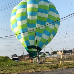 学校祭/家から気球が観れる！/ハロウィン2019/ここが好き 昨日の朝起きて、洗濯物を干そうと空を見た…(2枚目)
