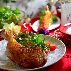 野菜チャウダー/エビフライ/シーザーサラダ/チキンオーブン焼き/クリスマス2019/フォロー大歓迎 皆様メリークリスマス🎄^ ^
今日も帰…