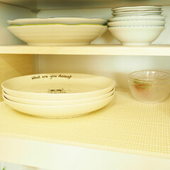 雑貨/セリア/ダイソー/キッチン/お片付け 我が家の食器は白を基調にシンプルにまとめ…(1枚目)