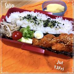 弁当/男子弁当/高校生男子/フード おはよーございます☀️
★
昨日は学食で…