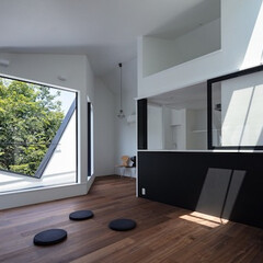 建築/住まい/建築デザイン/シンプル住宅 キッチンはキオスク風　OUCHI-44
…(1枚目)