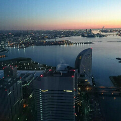 「横浜から見た東京の景色…
こんなに綺麗な…」(1枚目)