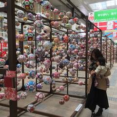 イベント/手毬/ハンドメイド/おでかけ/暮らし 今日 手毬の展示があり
アーケードに行っ…