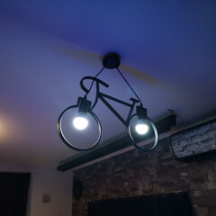 LED電球/調光/調色/おしゃれ照明 自転車型 吊り下げ照明設置✨
可愛くてオ…(3枚目)