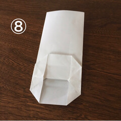 ペーパーバッグ/紙袋/雑貨/ハンドメイド/工作 ①コピー用紙で紙袋を作る

② コピー用…(8枚目)