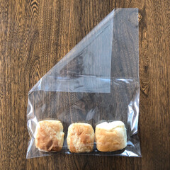食品袋/湿気/袋/食品ストック 空気が入らない、
袋の閉じ方。
両側を三…(2枚目)