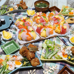 パーティー/夕飯/リース寿司/お寿司/誕生日/誕生日会/...
ᴳᴼᴼᴰ ᴱᵛᴱᴺᴵᴺᴳ.*·̩͙.。…