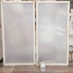 ミルクペイント/窓枠DIY/暮らしを楽しむ/DIY女子/子供部屋/雨季ウキフォト投稿キャンペーン/... 子供部屋の板壁の上部分に窓枠を

取り付…(1枚目)