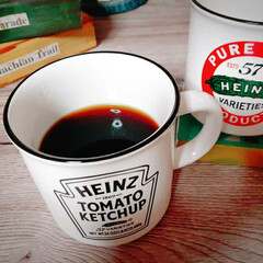 コーヒータイム/ハインツ/ホットコーヒー/コーヒーカップ/インテリア/おうちカフェ 最近朝夜は涼しくなってきて、ホットコーヒ…(3枚目)