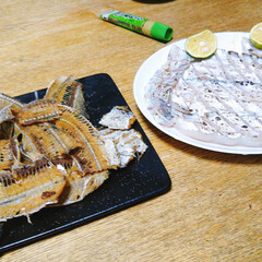 台風/太刀魚/おうちごはん 今日の昼御飯 ☂️☂️

🐟️太刀魚の刺…(1枚目)
