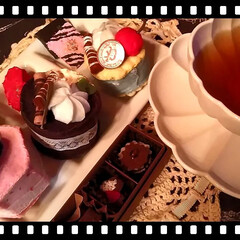 お菓子/フェルト/なんちゃって/ティータイム/ピンク/雑貨/... teaTime♥
🍓のpinkのcak…