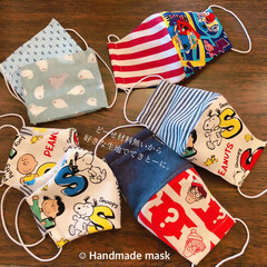 おうち用/立体マスク/手作りマスク/ハンドメイド/ファッション ☺︎息抜き
子供の入学準備でミシン出し…