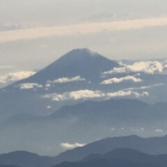 「飛行機からの富士山」(1枚目)
