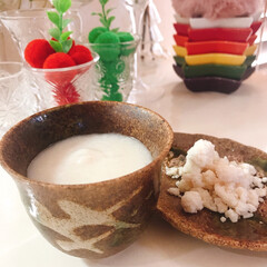 大吟醸/甘酒/酒粕/ひな祭り/節約 酒粕の甘酒(∩´∀`∩)💕
大吟醸の酒粕…