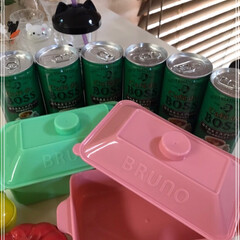 サントリーコーヒーボス/boss/BRUNO/ランチボックス/サントリー伊右衛門特茶/おべんとくちゃ/... BRUNOランチボックス
ピンクとグリー…
