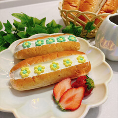 Pasco超熟ロール 朝ごパン(*ˊᗜˋ*)🥖

お花をお絵描…(2枚目)