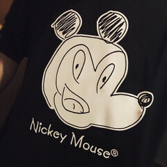 これほしい/おしゃれ/Tシャツ/ニッキーマウス ハンドメイド@非売品ニッキーマウスTシャ…(1枚目)