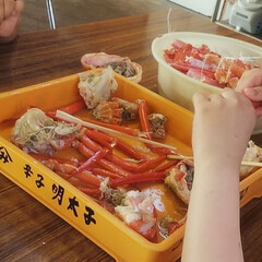 令和の一枚/GW/至福のひととき/LIMIAおでかけ部/おでかけ/旅行/... 帰る日は、新潟の能生マリンドームで蟹を食…(3枚目)
