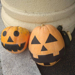 かぼちゃ/halloween/嫁はHALLOWEEN好き/年の差夫婦/道の駅巡り/夫婦共通の趣味 HAPPY🎃🦇💀HALLOWEEN🎃🦇💀…(1枚目)