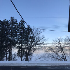 風景/雪国 今日は晴れそうで良かったです♪♪(1枚目)