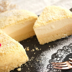 手作りスイーツ/手作りケーキ/食後のデザート/おうちcafé/おやつtime/マスカルポーネムース/... LeTAOのドゥーブルフロマージュ𓂃 …