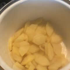 リンゴジャム/初めて 柿を終了してリンゴジャムをつくりました。…(1枚目)