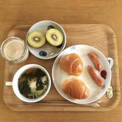 朝食/朝ごはん/モロヘイヤスープ/食/フード/おうちごはん/... 日本🇯🇵 良い試合でした👏
ありがとう😊…(1枚目)