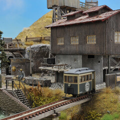 鉄道模型/ハンドメイド 300mm×600mmの中に
架空の鉱山…(4枚目)