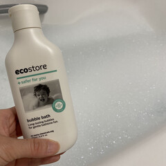 【ecostore】バブルバス ＜ラベンダー＆ゼラニウム〉 200mL(入浴剤)を使ったクチコミ「お風呂時間も楽しく

雨やコロナで思うよ…」(1枚目)