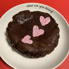 赤ちゃん/チョコケーキ/バレンタイン/フォロー大歓迎/スイーツ/バレンタイン2019 濃厚チョコケーキ焼きました➰💖💖💖
ネン…(1枚目)