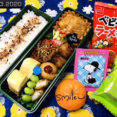 だし巻き卵/フォロー大歓迎/マーコット/丸美屋SNOOPYふりかけ/ほうれん草とたまごのスープ/おやつカンパニー ベビースターラー.../... 6/3(水) 主人弁当🍱
…