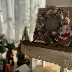 手作り/クリスマス/おうち時間/メリークリスマス/我が家のクリスマス2021/KOMERI/... 我家のクリスマス(出窓)
娘がくれた花と…(2枚目)