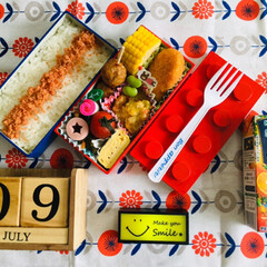LEGO弁当箱/KAGOME野菜生活100タンカン.../自分弁当/シルク/3coins/フォロー大歓迎/... 7/9(火) 自…