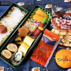 フォロー大歓迎/シルク/ランチョンマット/おかずピック2/ぼんちピーナツあげ/マルコメ料亭の味減塩/... 6/17(水) 主人弁当🍱…