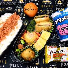 フォロー大歓迎/カルシウム+鮭フレーク/業務スーパー/マーコット/ユークラ ハニーバターサンダー/ブタメンタンしお味/... 6/2(火) 主人弁当🍱
…