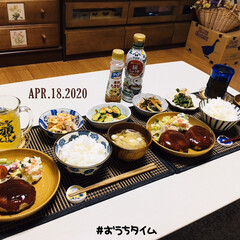 フォロー大歓迎/KOMERI/ランチョンマット/至福の時間/おうちタイム/おうちごはん/... 4/18(土) 夕食
…