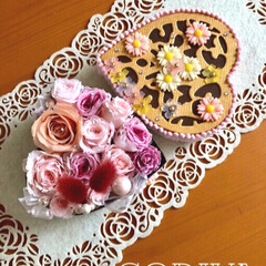 ローズ/GODIVA/ブリザーブドフラワー/令和の一枚/フォロー大歓迎/LIMIAファンクラブ/... GODIVAの箱のリメイクです🍫💓
ハ…