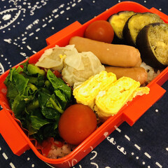 茄子/ツルムラサキ/焼売/ミニトマト/お弁当/LIMIAごはんクラブ/... 今日のお弁当
久しぶりにお弁当を作りま…