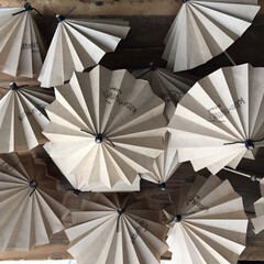 折り紙傘/フォロー大歓迎/ハンドメイド/100均/ダイソー/セリア クラフト紙で、開閉する傘を☂️
初めての…(1枚目)