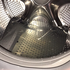 beko ドラム式洗濯機 WTE8744XO ベコ 8kg 大容量洗濯機(洗濯機)を使ったクチコミ「今日は洗濯機を洗濯槽用カビキラーで掃除し…」(1枚目)