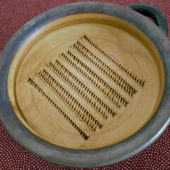 おろし器 陶器でできたおろし器です。生姜や大根をお…(1枚目)